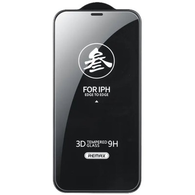 Захисне скло Remax 3D (GL-27) для Apple iPhone 12 Pro / 12 (6.1") Чорний