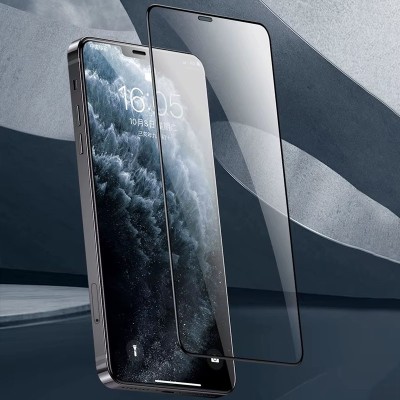 Захисне скло Remax 3D (GL-27) для Apple iPhone 12 Pro / 12 (6.1") Чорний