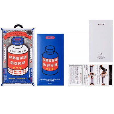 Захисне скло iPhone 13/13 Pro/14/16e Remax 3D (GL-27) Чорний