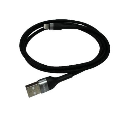 Кабель Romoss CB12B USB-Ligh 2.4A 1m (CB12B-621-234H) чорний