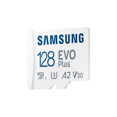 Карта пам'яті Samsung microSD 128GB C10 UHS-I R130MB/s Evo Plus + SD