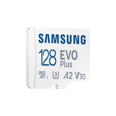 Карта пам'яті Samsung microSD 128GB C10 UHS-I R130MB/s Evo Plus + SD