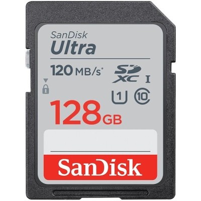 Карта пам'яті SanDisk SD 128GB C10 UHS-I R140MB/s Ultra (SDSDUNB-128G-GN6IN)