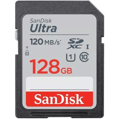 Карта пам'яті SanDisk SD 128GB C10 UHS-I R140MB/s Ultra (SDSDUNB-128G-GN6IN)