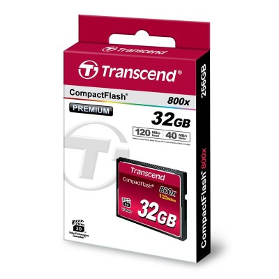 Карта пам'яті Transcend CF 32GB 800X (TS32GCF800) Карта пам'яті Transcend CF 32GB 800X (TS32GCF800)