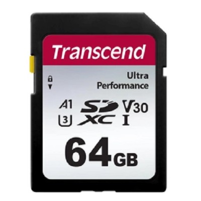 Карта пам'яті Transcend SD 64GB C10 UHS-I U3 R160/W50MB/s 4K (TS64GSDC340S)