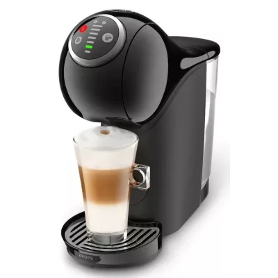 Кавоварка Krups капсульна Dolce Gusto Genio S Plus 1.2л, капсули, сенcорне керування, чорний (KP340810)
