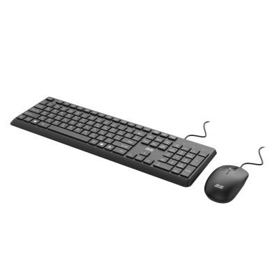 Комплект клавіатура та миша 2E MK405 USB-A, EN/UK/RU, чорний (2E-MK405UBK)