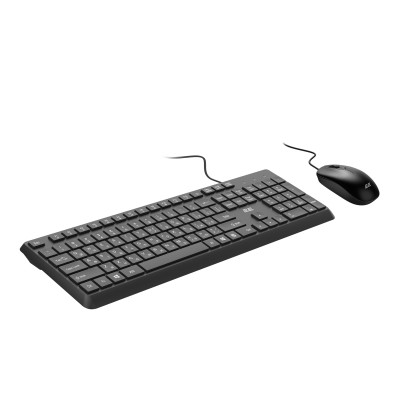 Комплект клавіатура та миша 2E MK405 USB-A, EN/UK/RU, чорний (2E-MK405UBK)