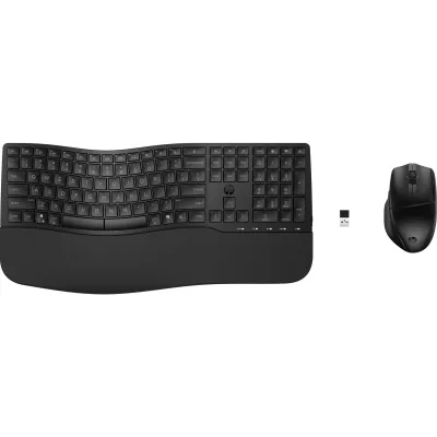 Комплект клавіатура та миша НР 680 Comfort Dual-Mode, BT, EN/UK, чорний