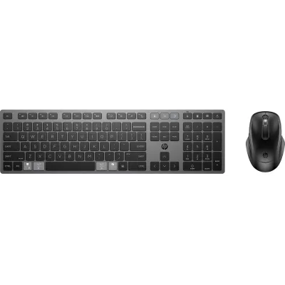 Комплект клавіатура та миша НР 720 Multi-Device Rechargeable, BT, EN/UK, чорний