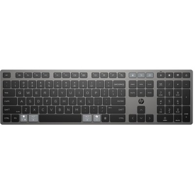 Комплект клавіатура та миша НР 720 Multi-Device Rechargeable, BT, EN/UK, чорний