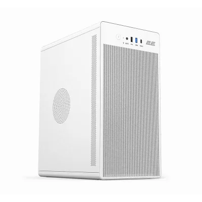 Корпус 2E Credo V285W без БЖ, 1xUSB3.0, 1х USB 2.0, 1xUSB Type-C, 1x120мм, VGA 300мм, mATX, білий (2E-V285W)