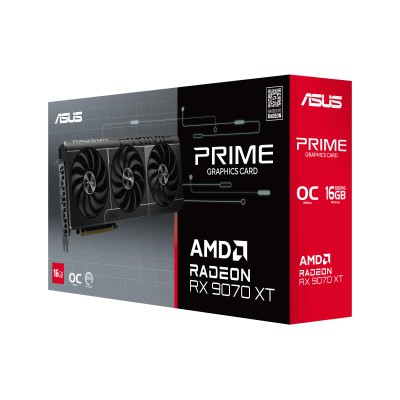 Вiдеокарта ASUS Radeon RX 9070 XT 16GB GDDR6 OC PRIME-RX9070XT-O16G (90YV0L71-M0NA00)