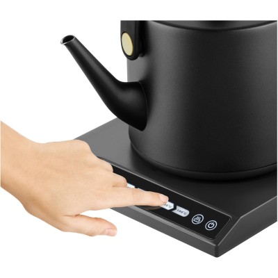 Електрочайник Catler 0.6л, Strix, заварник, нерж. сталь, підтримка температури, сенс. керув., чорний (BM501VICTORIA)