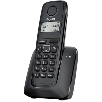 Радіотелефон DECT Gigaset A116, чорний Радіотелефон DECT Gigaset A116, чорний