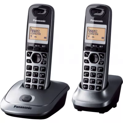 Радіотелефон DECT Panasonic KX-TG2512UAM, Metallic