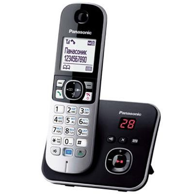 Радіотелефон DECT Panasonic KX-TG6821UAB, чорний