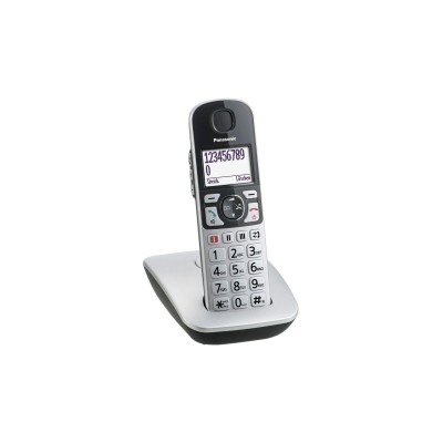 Радіотелефон DECT Panasonic KX-TGE510RUS, чорно-сріблястий Радіотелефон DECT Panasonic KX-TGE510RUS, чорно-сріблястий