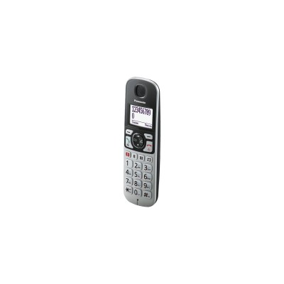 Радіотелефон DECT Panasonic KX-TGE510RUS, чорно-сріблястий Радіотелефон DECT Panasonic KX-TGE510RUS, чорно-сріблястий