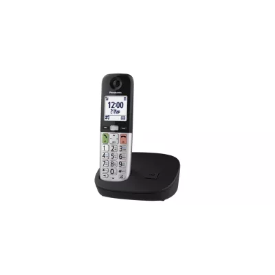 Радіотелефон DECT Panasonic KX-TGU410UCB, чорно-сріблястий