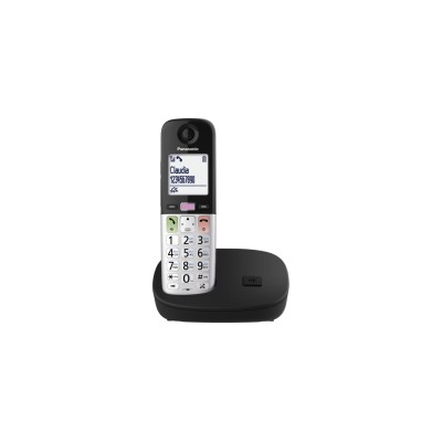 Радіотелефон DECT Panasonic KX-TGU410UCB, чорно-сріблястий Радіотелефон DECT Panasonic KX-TGU410UCB, чорно-сріблястий