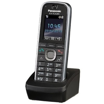 Трубка DECT системна Panasonic KX-TCA285RU 1x2.5 мм роз'єм для гарнітури, DECT, BT, 1.8" кольоровий дисплей