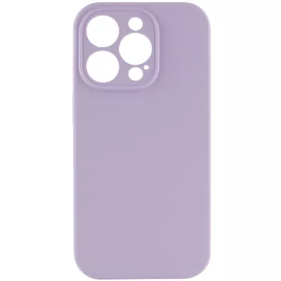 Чехол Silicone Case Full Camera Protective (AA) NO LOGO для Apple iPhone 13 Pro Max (6.7") Сиреневый / Lilac