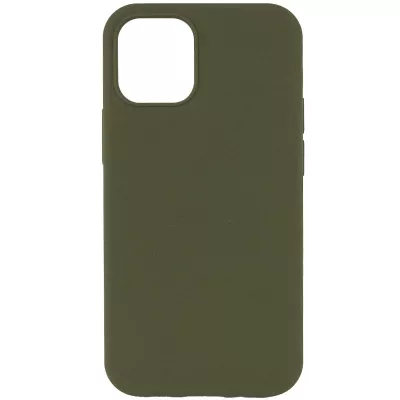 Чохол Silicone Case Full Protective (AA) NO LOGO для Apple iPhone 14 (6.1") Зелений / Dark Olive
