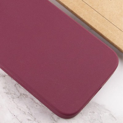 Чохол Silicone Case Full Protective (AA) NO LOGO для Apple iPhone SE (2020) Бордовий / Plum