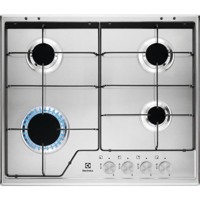 Варильна поверхня Electrolux газова, 60см, нерж (KGS6424SX) Варильна поверхня Electrolux газова, 60см, нерж (KGS6424SX)