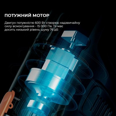 Ручний пилосос Deerma Corded Hand Stick Vacuum Cleaner (DX115C)