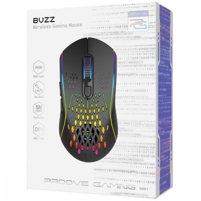 Бездротова ігрова миша Proove Gaming Buzz (WMBU00022402) white