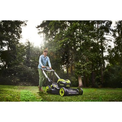 Газонокосарка акумуляторна Ryobi Max Power RY36LMXSP53A-160 36В акб 1х6А·год 53см 70л 20-100мм самохідна 30кг Газонокосарка акумуляторна Ryobi Max Power RY36LMXSP53A-160 36В акб 1х6А·год 53см 70л 20-100мм самохідна 30кг