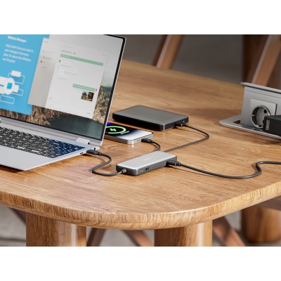 Док-станція DIGITUS USB-C > HDMI/2xUSB-A/USB-C/SD/MicroSD/RJ54 Док-станція DIGITUS USB-C > HDMI/2xUSB-A/USB-C/SD/MicroSD/RJ54