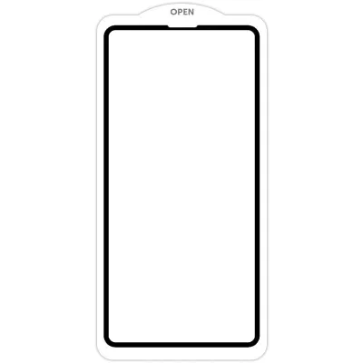 Захисне скло iPhone 13 Pro Max / 14 Plus SKLO 5D (тех.пак) Чорний / Біла підкладка