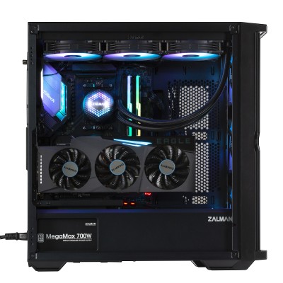 Корпус Zalman Z10 Plus без БЖ, 2xUSB3.0, 1xUSB Type-C, 3x140мм ARGB, 1x120мм ARGB, VGA 395мм, LCS ready, TG Side Panel, EATX, чо Корпус Zalman Z10 Plus без БЖ, 2xUSB3.0, 1xUSB Type-C, 3x140мм ARGB, 1x120мм ARGB, VGA 395мм, LCS ready, TG Side Panel, EATX, чо
