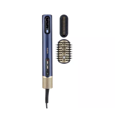 Стайлер Babyliss Air Wand, 1600Вт, темп.режимов-3, подвійна іонізація, 2 насадки, синій (AS6550E)