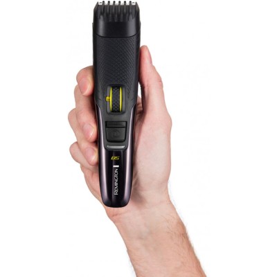 Тример Remington Style Series, для бороди і вусів, акум., роторний мотор, титан.напил., чорно-сірий (MB5000)