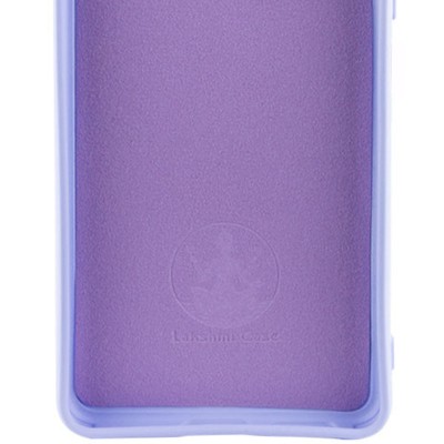 Чохол Silicone Cover Lakshmi Full Camera (AA) для Motorola Moto G75 5G Бузковий / Dasheen