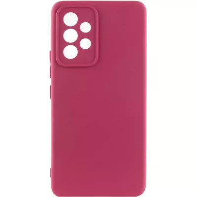 Чохол Silicone Cover Lakshmi Full Camera (AA) для Samsung Galaxy A32 4G Бордовий / Marsala