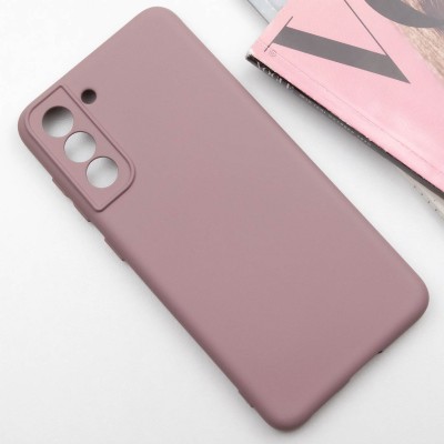 Чохол Silicone Cover Lakshmi Full Camera (AA) для Samsung Galaxy S21 FE Рожевий / Pink Sand