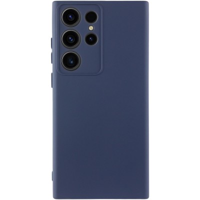 Чохол Silicone Cover Lakshmi Full Camera (AA) для Samsung Galaxy S24 Ultra Синій / Midnight Blue