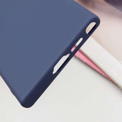 Чохол Silicone Cover Lakshmi Full Camera (AA) для Samsung Galaxy S24 Ultra Синій / Midnight Blue