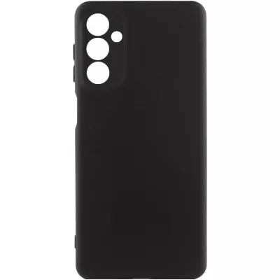 Чохол TPU GETMAN Liquid Silk Full Camera для Samsung Galaxy A24 4G Чорний / Black