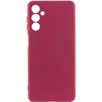Чохол TPU GETMAN Liquid Silk Full Camera для Samsung Galaxy A25 5G Бордовий / Marsala