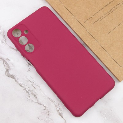 Чохол TPU GETMAN Liquid Silk Full Camera для Samsung Galaxy A25 5G Бордовий / Marsala