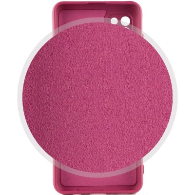 Чохол TPU GETMAN Liquid Silk Full Camera для Samsung Galaxy A31 Бордовий / Marsala