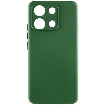 Чохол TPU GETMAN Liquid Silk Full Camera для Xiaomi Redmi Note 13 4G Зелений / Dark green Чохол TPU GETMAN Liquid Silk Full Camera для Xiaomi Redmi Note 13 4G Зелений / Dark green
