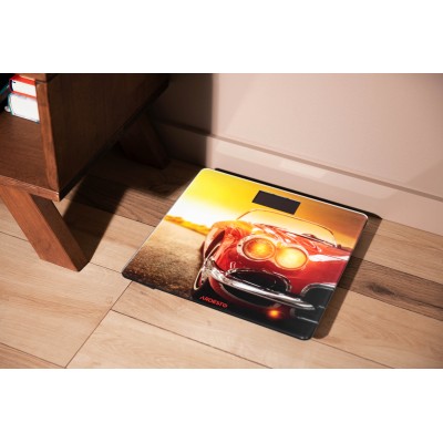 Ваги Ardesto підлогові Car, 150кг, AAAx2 в комплекті, скло, багатокольорові (SCB-965CAR)